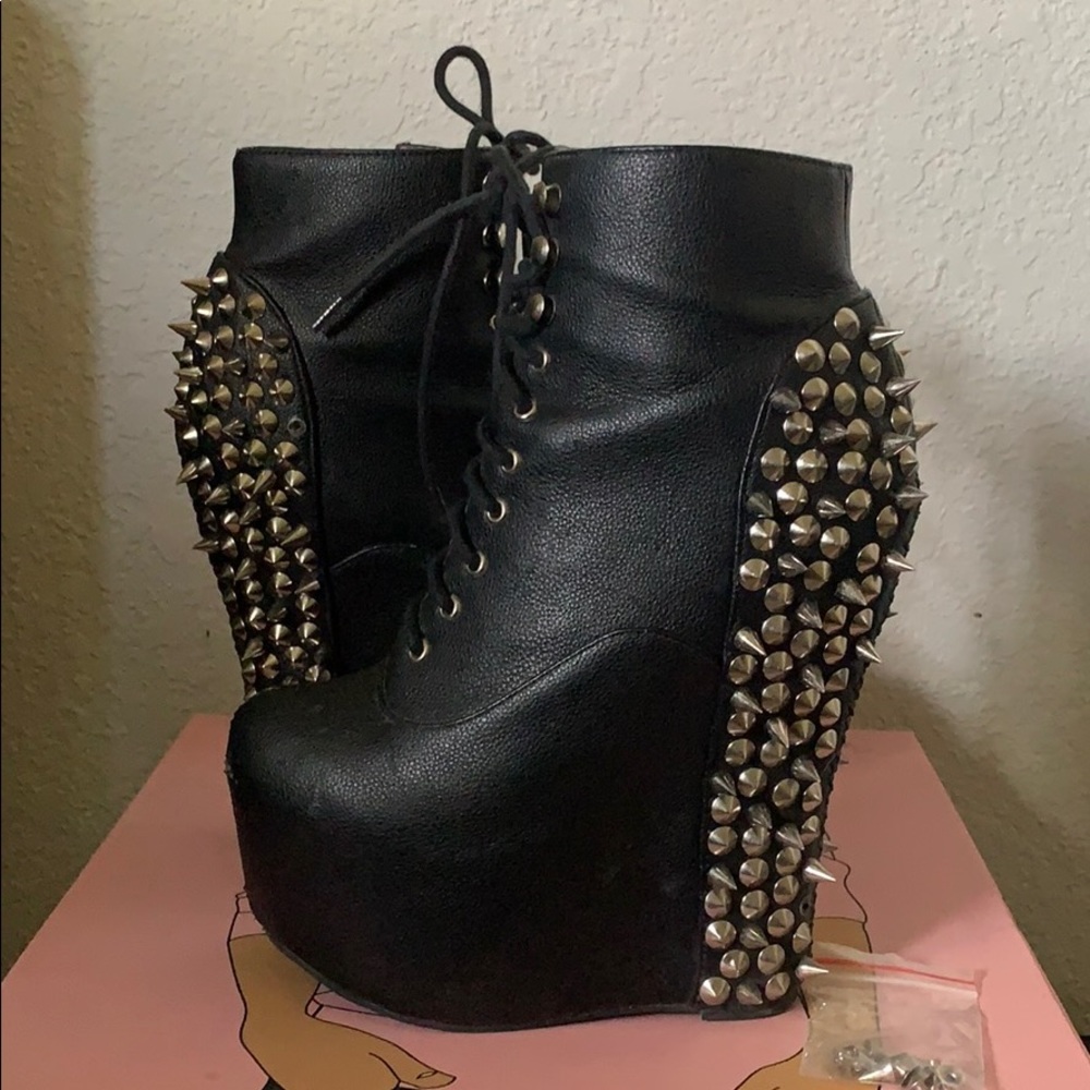 Jeffrey Campbell Damsel Spike Wedge Boot